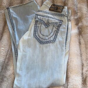Vintage Mens True Religion Light Blue Jeans